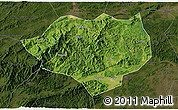 Satellite 3D Map of Anfu, darken