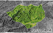 Satellite 3D Map of Anfu, desaturated