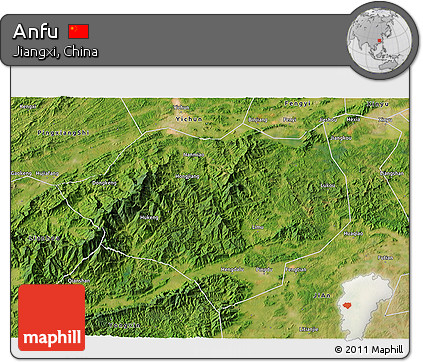 Satellite 3D Map of Anfu