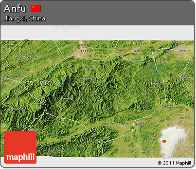 Satellite 3D Map of Anfu