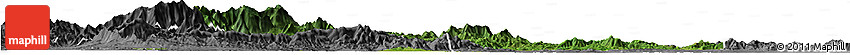Satellite Horizon Map of Anfu, desaturated