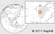Blank Location Map of Anfu, highlighted parent region