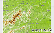 Physical Map of Anfu