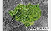 Satellite Map of Anfu, desaturated