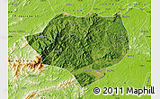 Satellite Map of Anfu, physical outside
