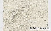 Shaded Relief Map of Anfu