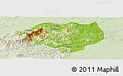 Physical Panoramic Map of Anfu, lighten