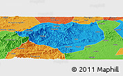 Political Panoramic Map of Anfu