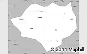 Gray Simple Map of Anfu