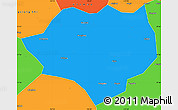 Political Simple Map of Anfu