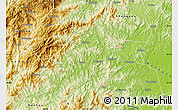 Physical Map of Chongyi