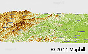 Physical Panoramic Map of Chongyi