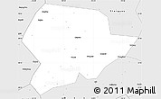 Silver Style Simple Map of Chongyi