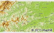 Physical 3D Map of Dayu
