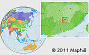 Political Location Map of Dayu