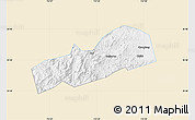 Classic Style Map of Dayu, single color outside