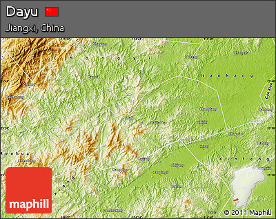 Physical Map of Dayu