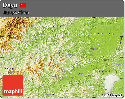 Physical Map of Dayu