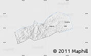 Silver Style Map of Dayu, single color outside