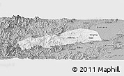 Gray Panoramic Map of Dayu