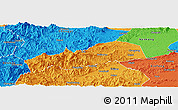 Political Panoramic Map of Dayu