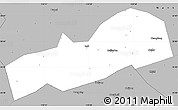 Gray Simple Map of Dayu