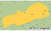 Savanna Style Simple Map of Dayu