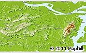 Physical 3D Map of De An