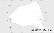 Silver Style Simple Map of De An
