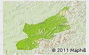 Physical 3D Map of Dexing, lighten