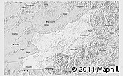 Silver Style 3D Map of Dexing