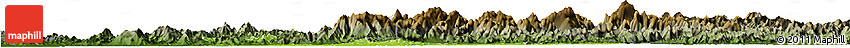 Physical Horizon Map of Dexing, darken Physical Horizon Map of Dexing, darken