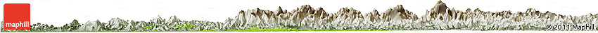 Physical Horizon Map of Dexing, semi-desaturated Physical Horizon Map of Dexing, semi-desaturated