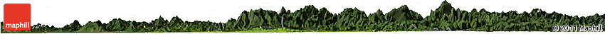 Satellite Horizon Map of Dexing, darken