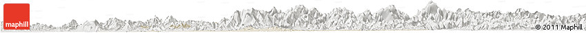 Shaded Relief Horizon Map of Dexing, lighten, semi-desaturated Shaded Relief Horizon Map of Dexing, lighten, semi-desaturated
