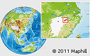 Physical Location Map of Dexing, highlighted parent region