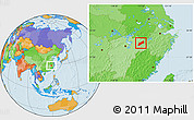 Political Location Map of Dexing