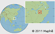 Savanna Style Location Map of Dexing