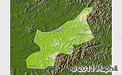 Physical Map of Dexing, darken