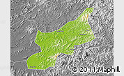 Physical Map of Dexing, desaturated