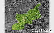 Satellite Map of Dexing, desaturated