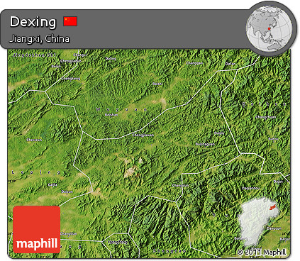 Satellite Map of Dexing
