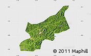 Satellite Map of Dexing, single color outside