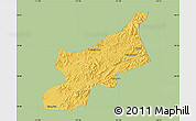 Savanna Style Map of Dexing, single color outside