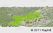 Physical Panoramic Map of Dexing, semi-desaturated