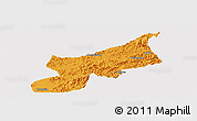 Political Panoramic Map of Dexing, cropped outside