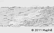 Silver Style Panoramic Map of Dexing