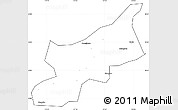 Blank Simple Map of Dexing, cropped outside