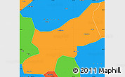 Political Simple Map of Dexing