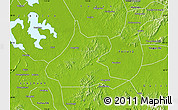 Physical Map of Dongxiang